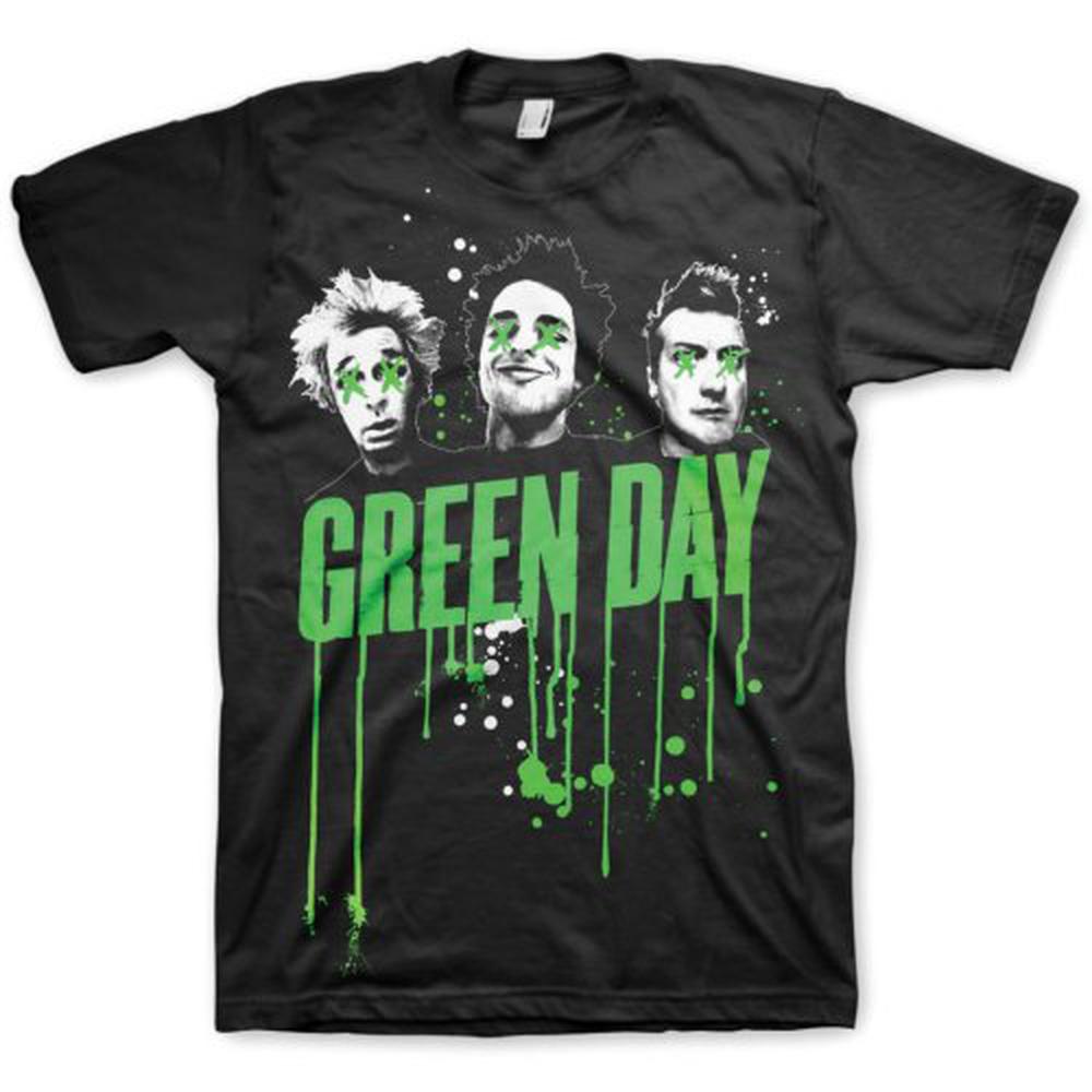 Green Day - Drips Herren T-Shirt - Schwarz